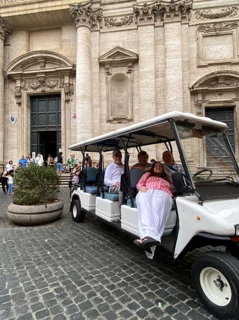 Rome: Golf Car Tour for Cruise Passengers - The Itinerary Breakdown