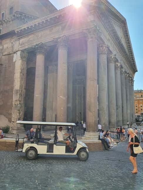 Rome: Highlights Golf Cart Tour with Pizza Snack & Gelato - Authentic Insights from Past Travelers
