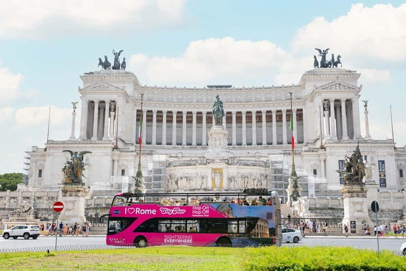 Rome: Hop-on Hop-off Sightseeing Bus Tour with Audioguide - The Itinerary in Detail