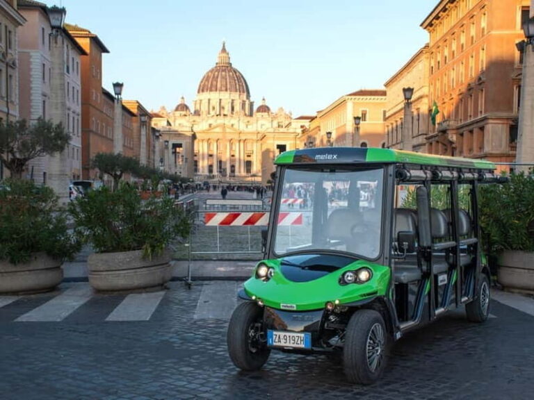 Rome: Morning Golf Cart Tour with Espresso & City Highlights - Why the Morning Time Matters