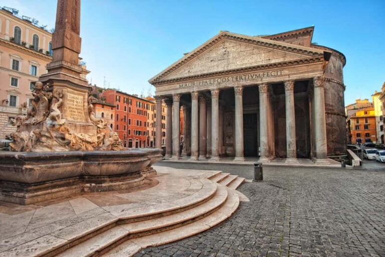 Rome: Pantheon Priority Entry Tickets + Interactive ENG App - The Practical Details of the Tour