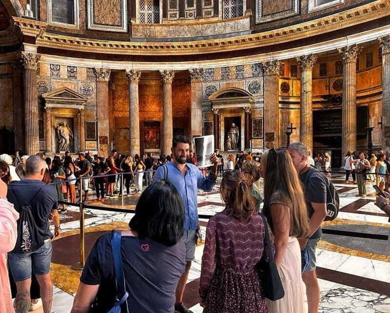 Rome: Pantheon Small-Group Guided Tour with Entry Ticket - The Itinerary in Detail