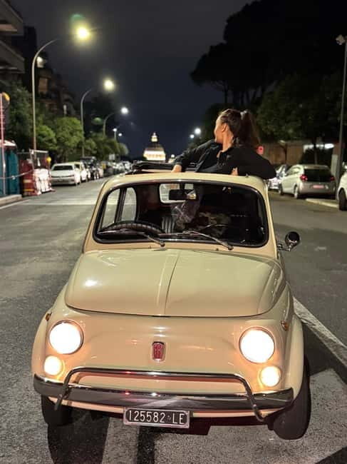 Rome: Retro Fiat 500 car tour with Pro-Photographer - What to Expect on the Tour