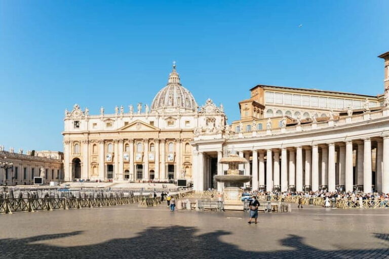 Rome: St. Peter's Basilica, Papal Tombs, and Dome Climb Tour - Exploring St. Peter’s Square