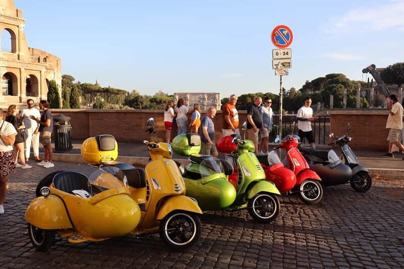 Rome: Vespa Sidecar Tour with Hotel Transfers & Gelato - The Itinerary in Detail