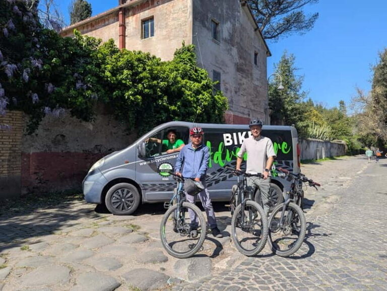 Rome:Appian Way E-bike Tour, Catacombs, Aqueducts & Transfer - The Convenience of Private Transfer
