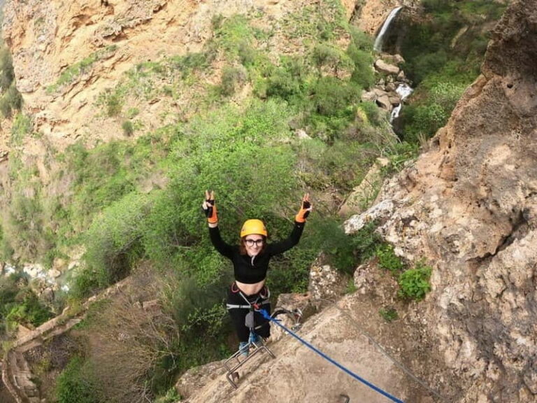 Ronda: Tajo de Ronda Via Ferrata Guided Climbing Tour - The Itinerary in Detail