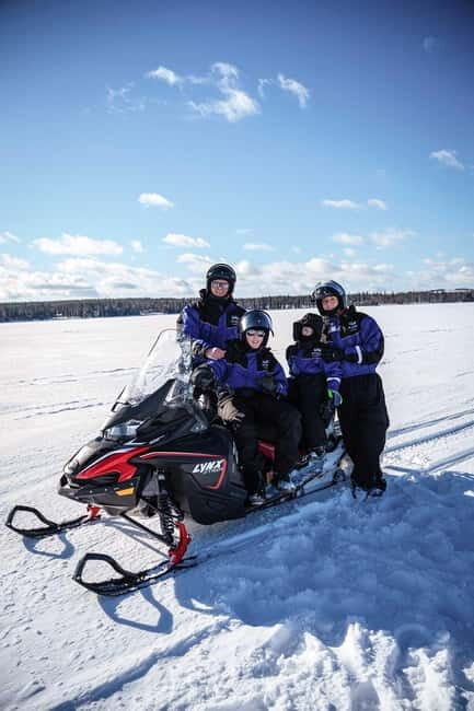 Rovaniemi: Family Snowmobiling Trip - The Family Experience: Kids’ Snowmobile and Sledding Fun