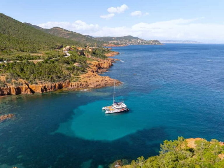 Saint-Raphaël: Relaxing Morning at Sea on a Maxi Catamaran - Estérel - The Highlights of the Route