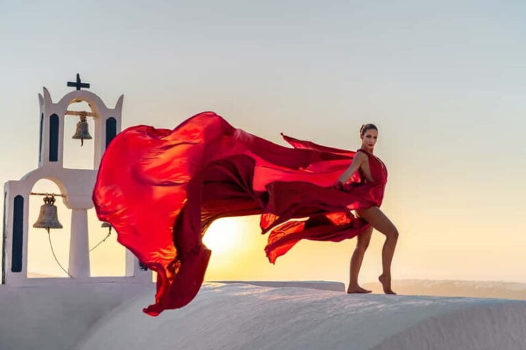 Santorini: Flying Dress Photo © Photoshoot "Express Package" - Who Would Love This Tour?