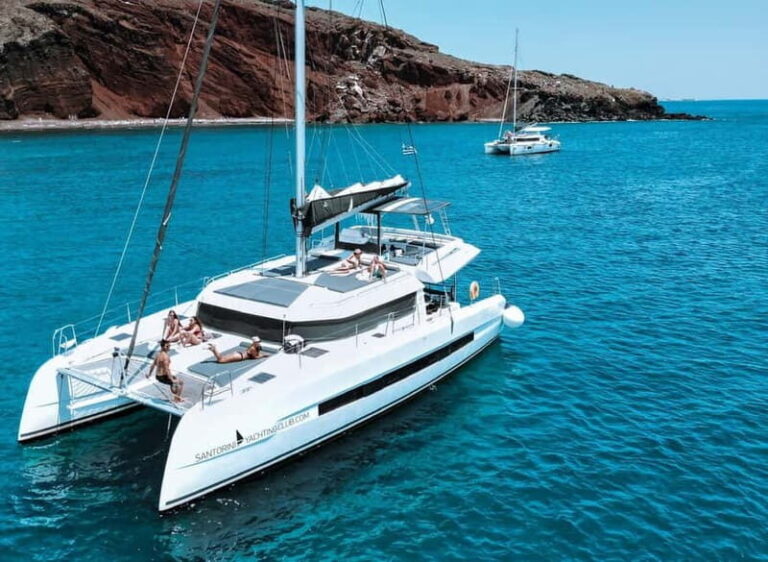 Santorini: Majestic Catamaran Cruise with Meal and Drinks - What Makes This Tour Special