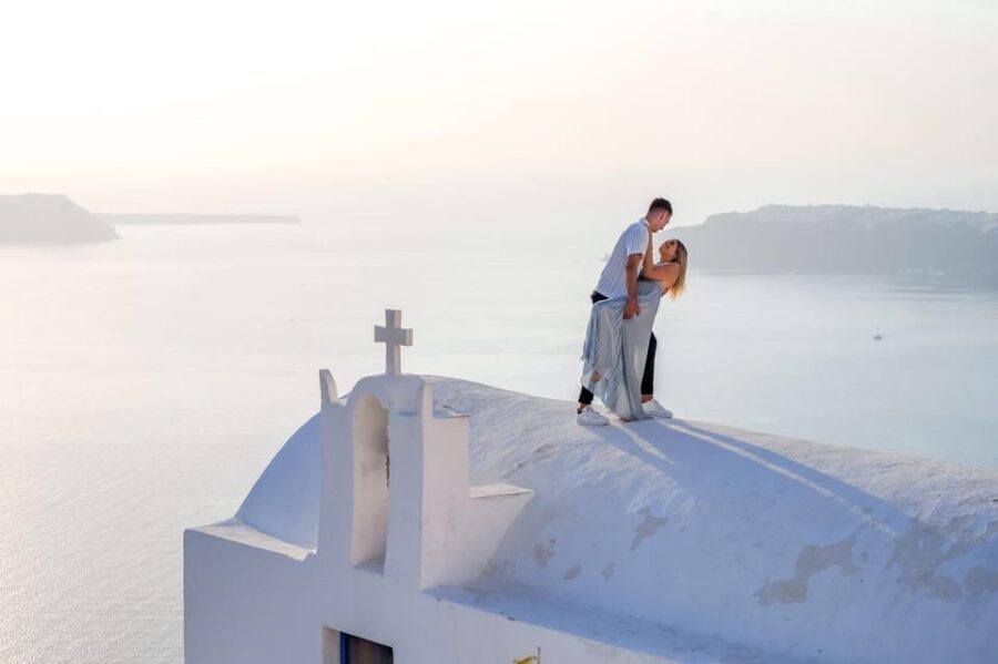 Santorini Photoshoot with Blue Domes & Caldera View - The Itinerary and Experience Breakdown