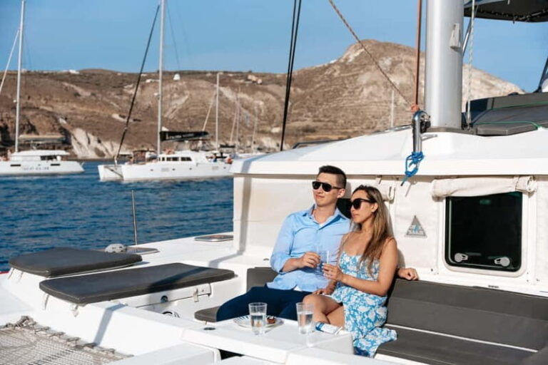 Santorini: Semi-Private Sailing Cruise Day & Sunset/max 15 p - The Itinerary: What You Can Expect