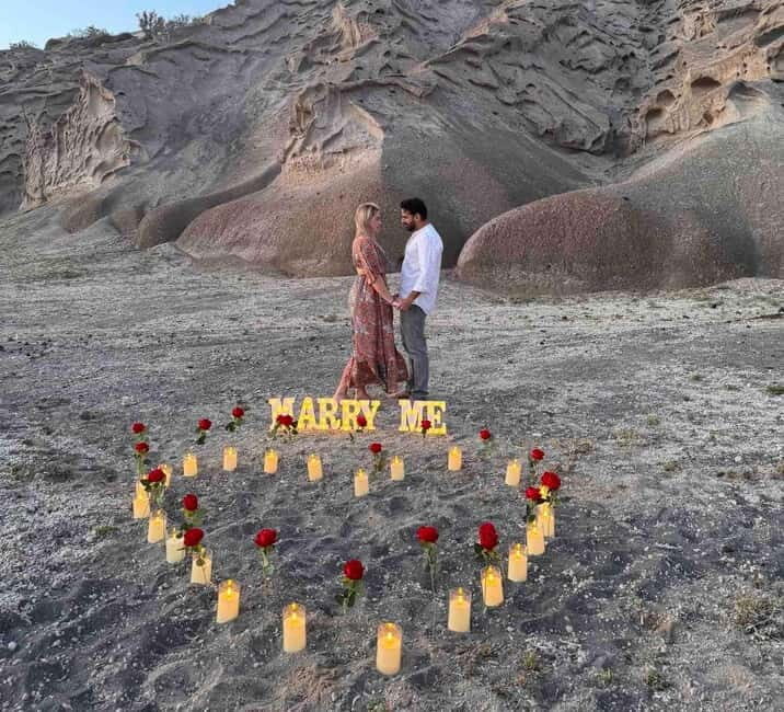 Santorini: Vlychada Beach Romantic Proposal Package - Why This Experience Offers Great Value