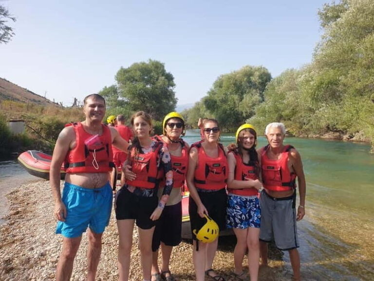 Saranda: Rafting, Waterfall, and Blue Eye Day Trip - Detailed Breakdown of the Itinerary