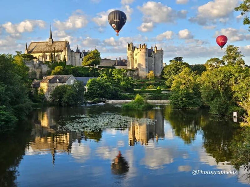 Saumur and the châteaux of the Loire Valley: Hot air balloon flight - The Itinerary in Detail
