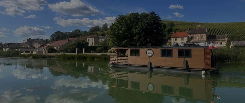 Semi Private Solar Boat Cruise in Champagne