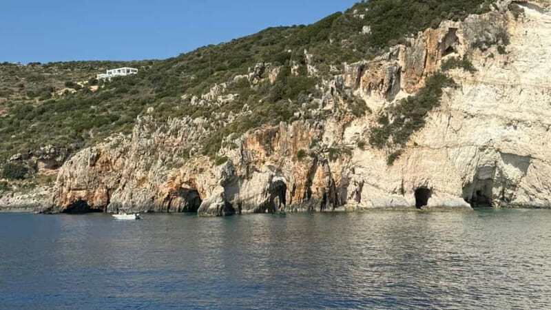 Shipwreck cruise, Blue Caves cruise, Xigia Beach, 3 stops - Overview of the Tour Experience