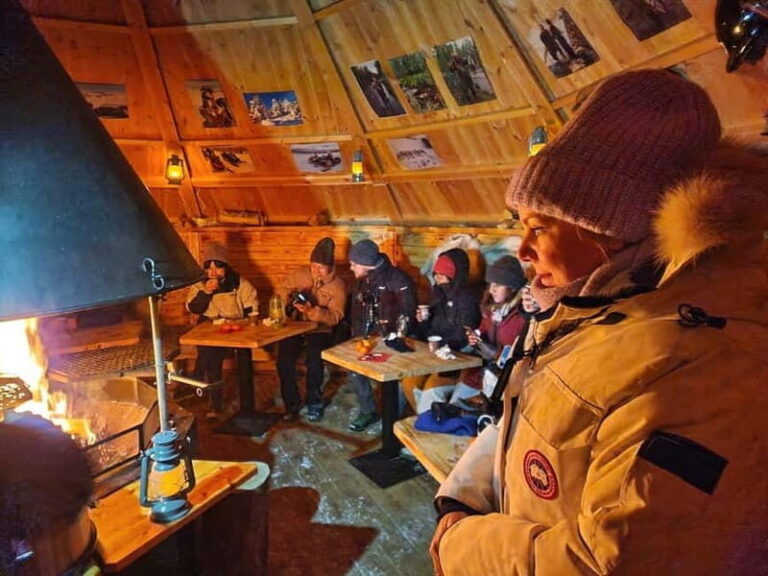Snow Activities and reindeer feeding in nature - The Itinerary in Detail