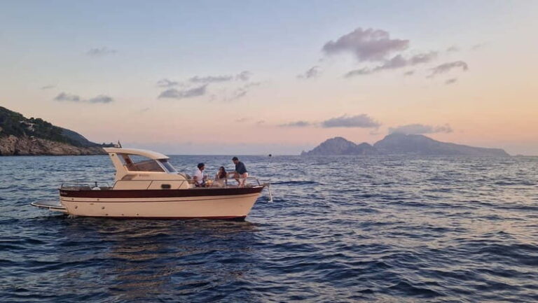Sorrento: Sunset Coastal Boat Tour with Aperitif - The Experience: What’s Included & What’s Not