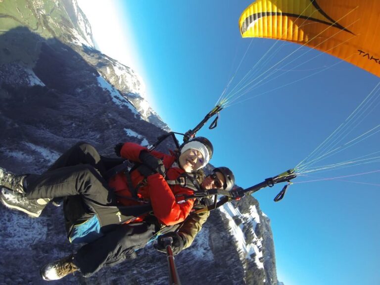 Stans: Tandem Paragliding Experience - The Takeoff and Flight