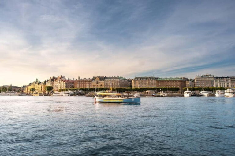 Stockholm: Guided City Sightseeing Open Electric Boat Tour - Who Will Love This Tour?