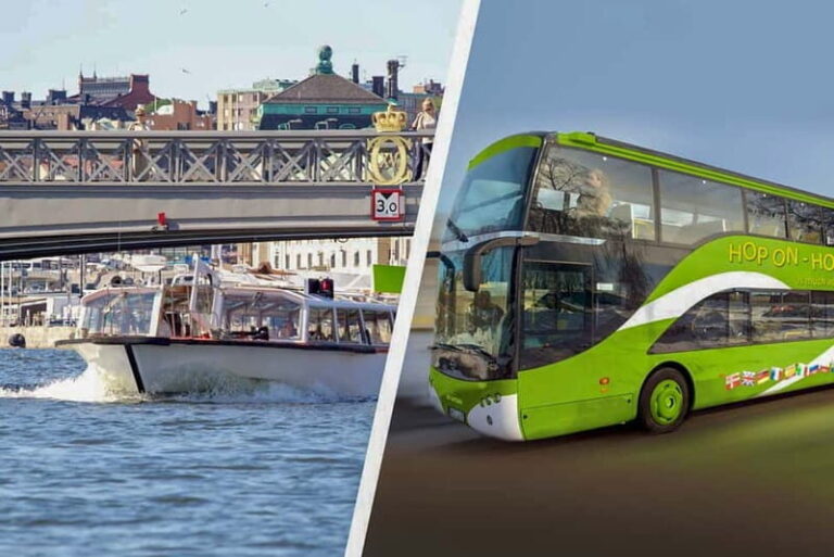 Stockholm: Hop-On Hop-Off Bus or Boat with Audio Guide - Detailed Breakdown of the Routes and Stops