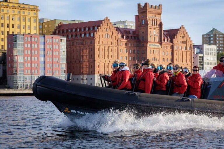 Stockholm: RIB Speed boat tour & archipelago island visit - The Value of the Experience