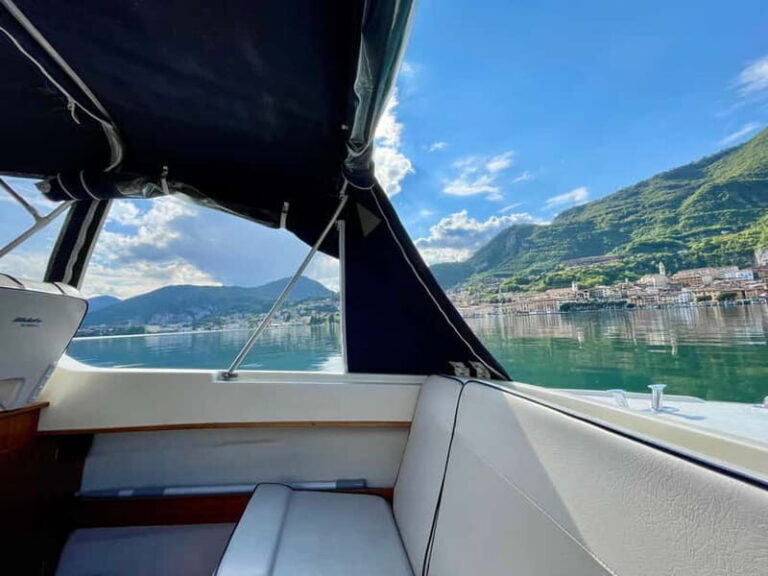 Sunset aperitif on a boat on Lake Iseo - A Scenic Itinerary with Unique Stops