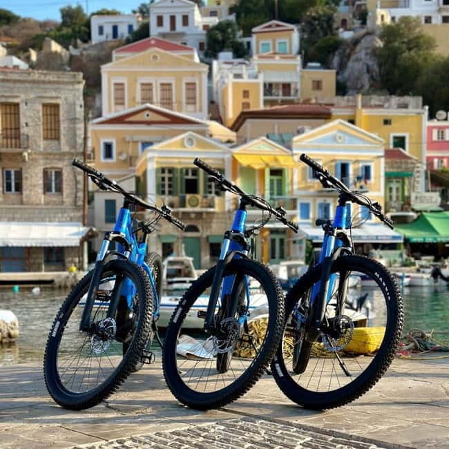 Symi: Guided Tour with E-Bikes (2 hours) - The Flexibility of Self-Guided Exploration