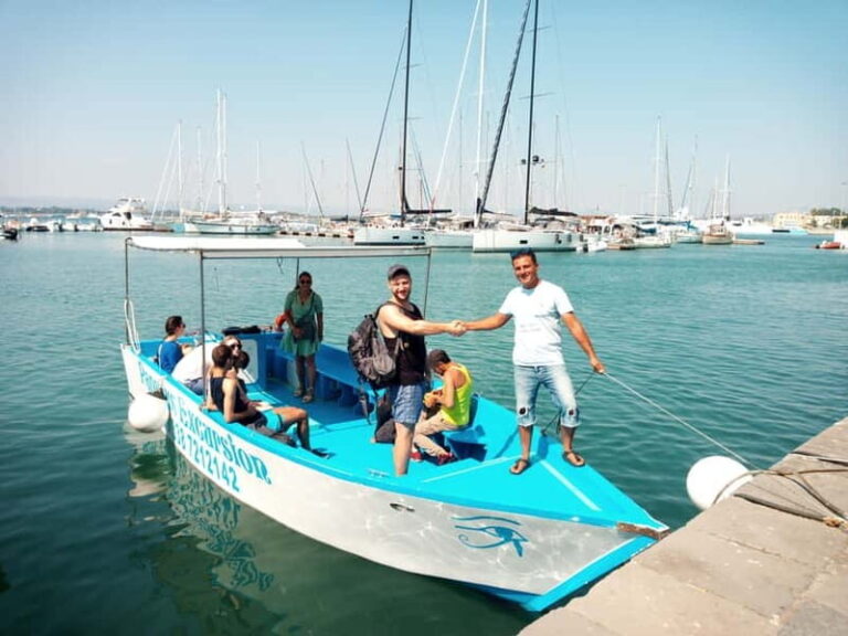 Syracuse: boat tour of the sea caves and Ortigia, Papyrus Excursion - What to Expect from the Itinerary