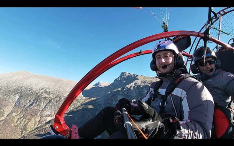 Tandem flight with paramotor from above ioannina zagori - The Itinerary Breakdown