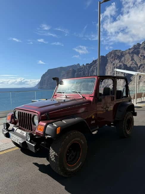 Tenerife: Wrangler Jeep tour to visit Los Gigantes and the south coast - The Off-Road Experience and Sightseeing