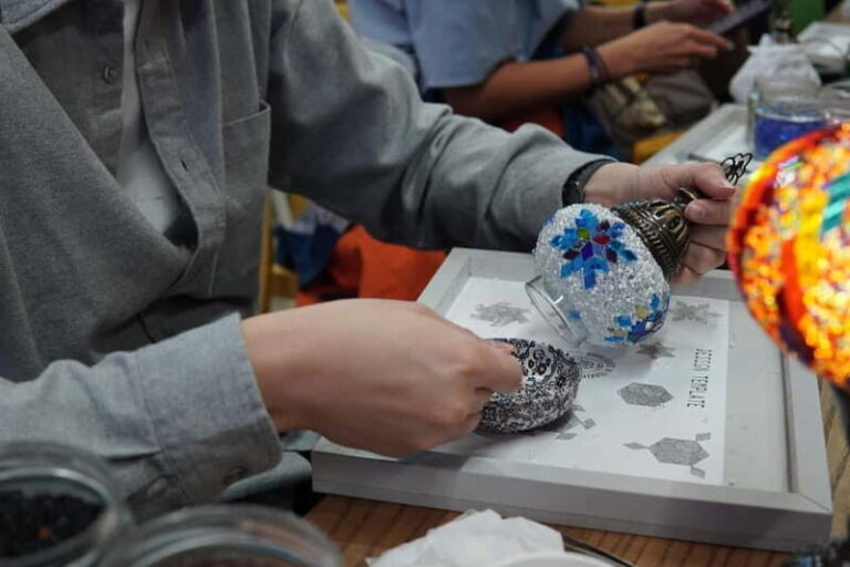 Traditional Mosaic Lamp & Candle Holder Workshop in Antalya - Discovering the Artistic Charm of Antalya’s Mosaic Workshop