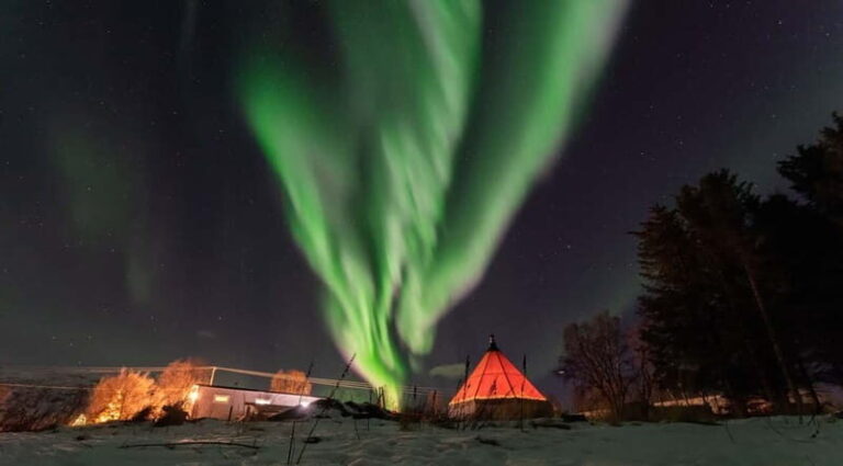 Tromsø: Aurora Safari Chase by big bus with Camp meal - The Value and Who It’s Best For