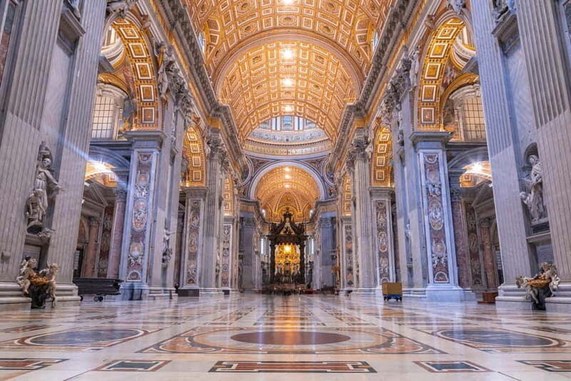 Vatican: St.Peter's Basilica Tour With Priority Entrance - Itinerary Breakdown