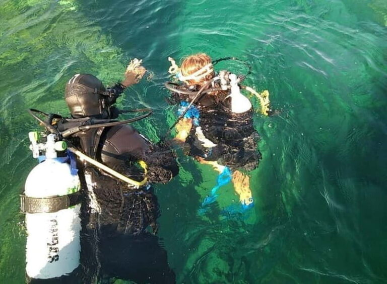 Villasimius: Capo Carbonara First Time Dive with Instructor - The Dive Itself