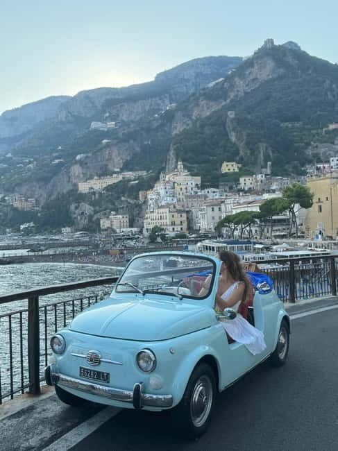 Vintage photo tour of Amalfi aboard a vintage FIAT 500 - What Travelers Rave About