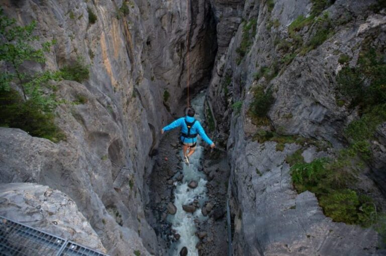 Zurich: Interlaken & Canyon Swing from Grindelwald day trip - The Experience of the Grindelwald Canyon Swing