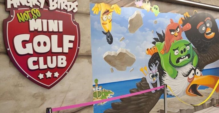 American Dream: Angry Birds Mini Golf Ticket - The Souvenir Shop and Extra Touches