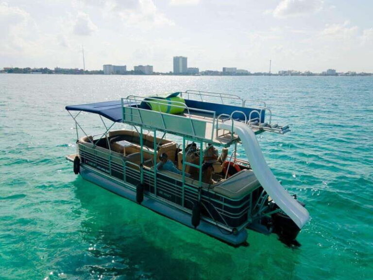 Cancun: Waterslide Party Boat Adventure to Isla Mujeres - FAQs