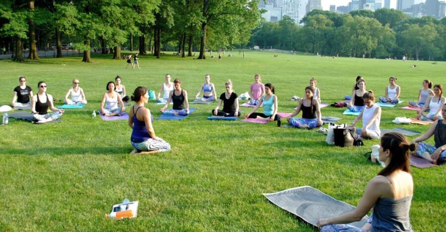 Central Park, New York: Yoga Classes in the park since 2012