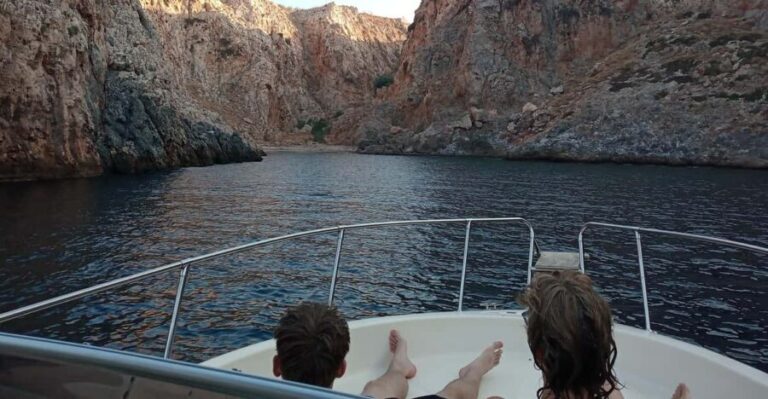 Chania,Kalyves-The Three Cove Boat Trip - The Itinerary in Detail