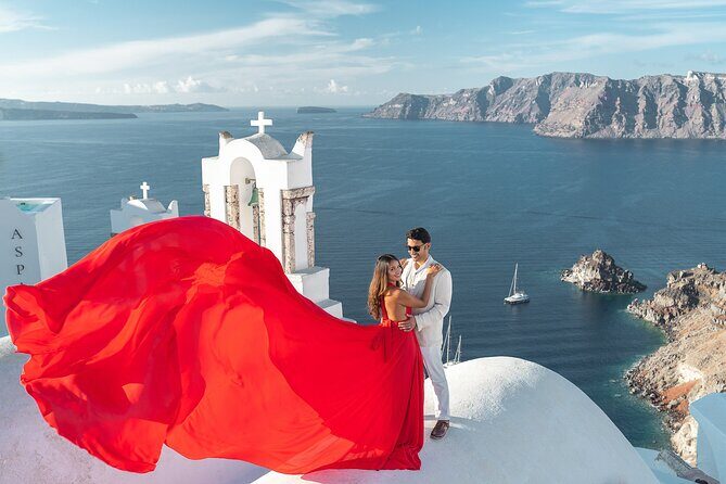 Flying Dress Photo © Photoshoot in Santorini: Express Package - The Experience in Action: Real Insights from Past Guests