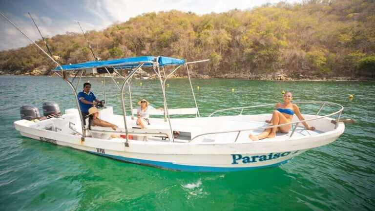 From La Crucecita: Private Huatulco 7 or 5 Bays Boat Trip - What You’ll Need and What to Expect