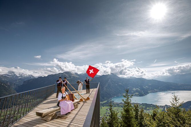 Harder Kulm - Top of Interlaken - Cable Car Ticket - Lift-off and the Journey Up