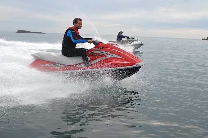 Jet Ski in Jersey with Tuition and On-water Supervision - Exploring Jersey’s Coastline on a Jet Ski