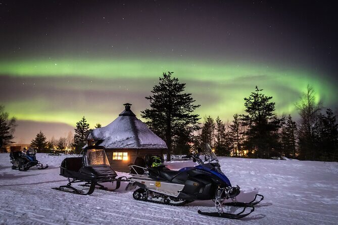 Levi Northern lights by snowmobile - What to Expect on the Snowmobile Northern Lights Tour