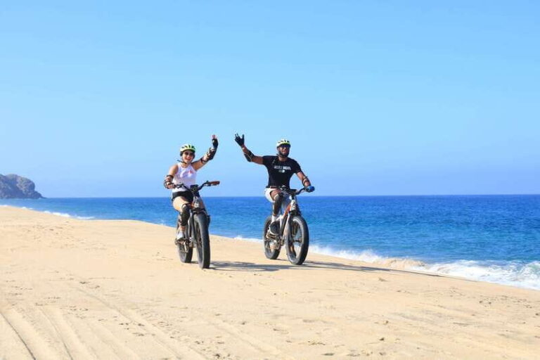 Los Cabos: Electric Bike Tour Beach & Desert Experience - Detailed Breakdown of the Itinerary