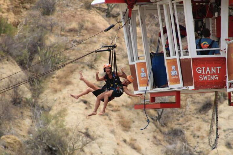 Los Cabos: Extreme Swing, Fly from the Glass Bottom Gondola - The Details: Breakdown of the Tour